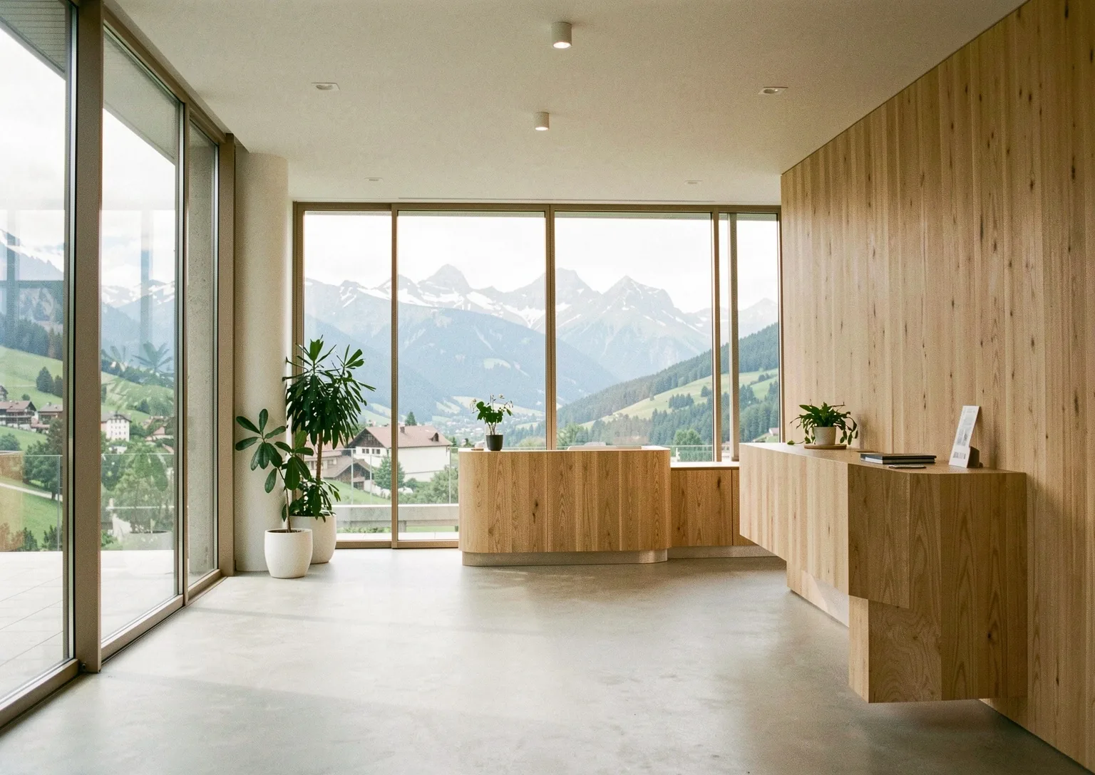 Vue panoramique de Grenoble et des Alpes